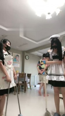 【礼礼大人&悠蔻大魔王】老板教训双女仆反被调成狗（双视角）bf18000 -套路艾彩视频