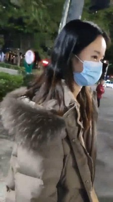 【梵高】黑色打底裤短靴路人踩踏 bf9065 -套路艾彩视频