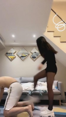 【仙女殿下】黑丝美腿小姐姐踢废男友【续集】 bf1406 -套路艾彩视频