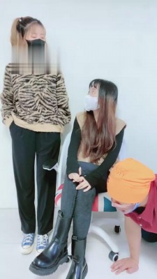 【美离子】爆改素人-超大眼00后第一次接触sm bf2032 -套路艾彩视频