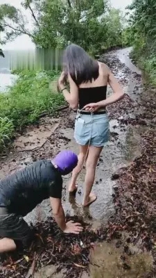 【暴力美学】精彩-雨天户外羞辱前男友 G-210720-17 -套路艾彩视频