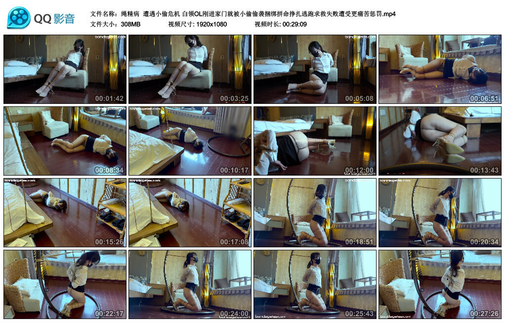 【绳精病】遭遇小偷危机  B2264 -套路艾彩视频