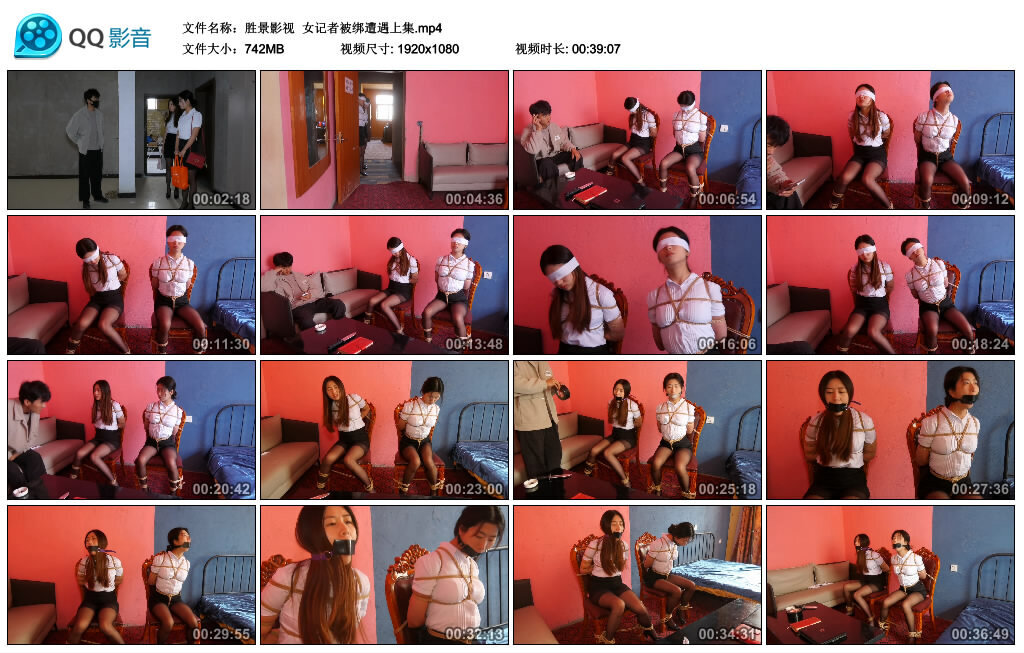 【胜景影视】女记者被绑遭遇上集 -套路艾彩视频