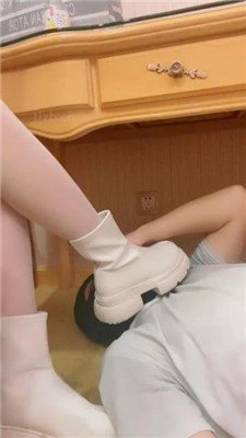 【陈甜女帝】脏短靴物化踩脚垫