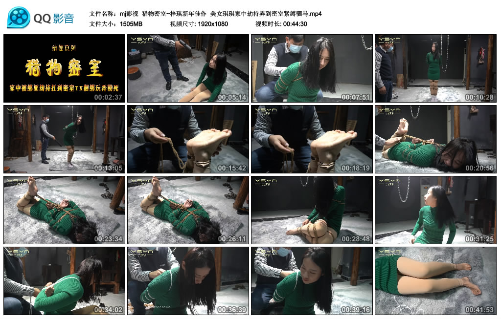 [mj影视] mj影视 猎物密室~梓琪新年佳作 -套路艾彩视频