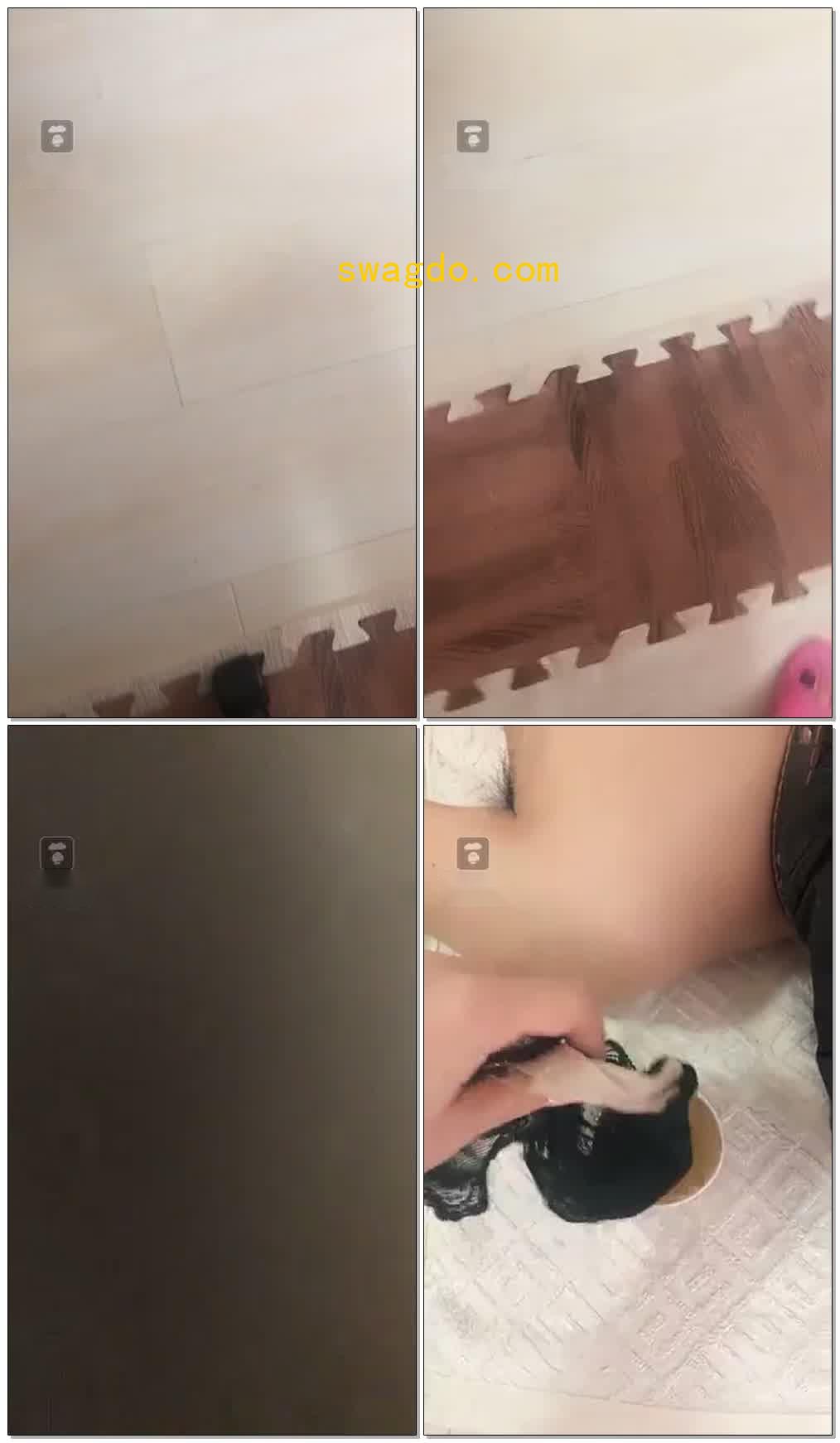 【9.26】晨起玩圈养狗，洗脚，圣水泡棉袜，圣水浇乳【29分钟】【冷颜女王】