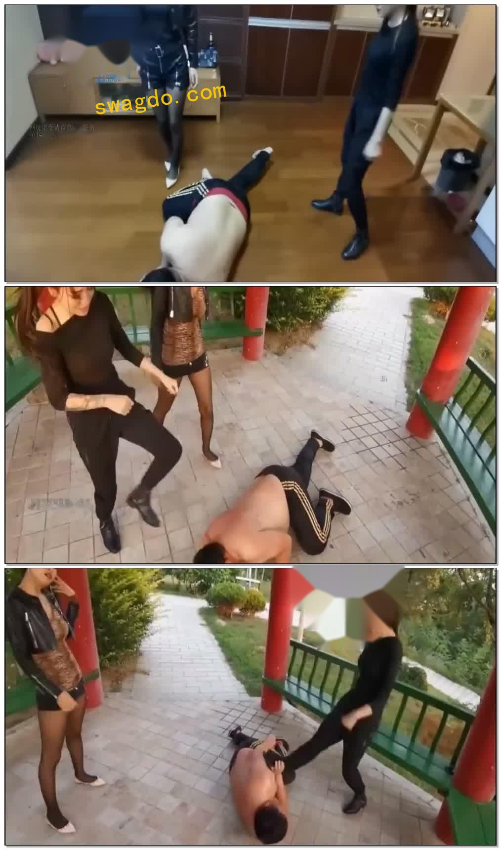 【冷依】室内户外暴揍猪猪YC-191228-3