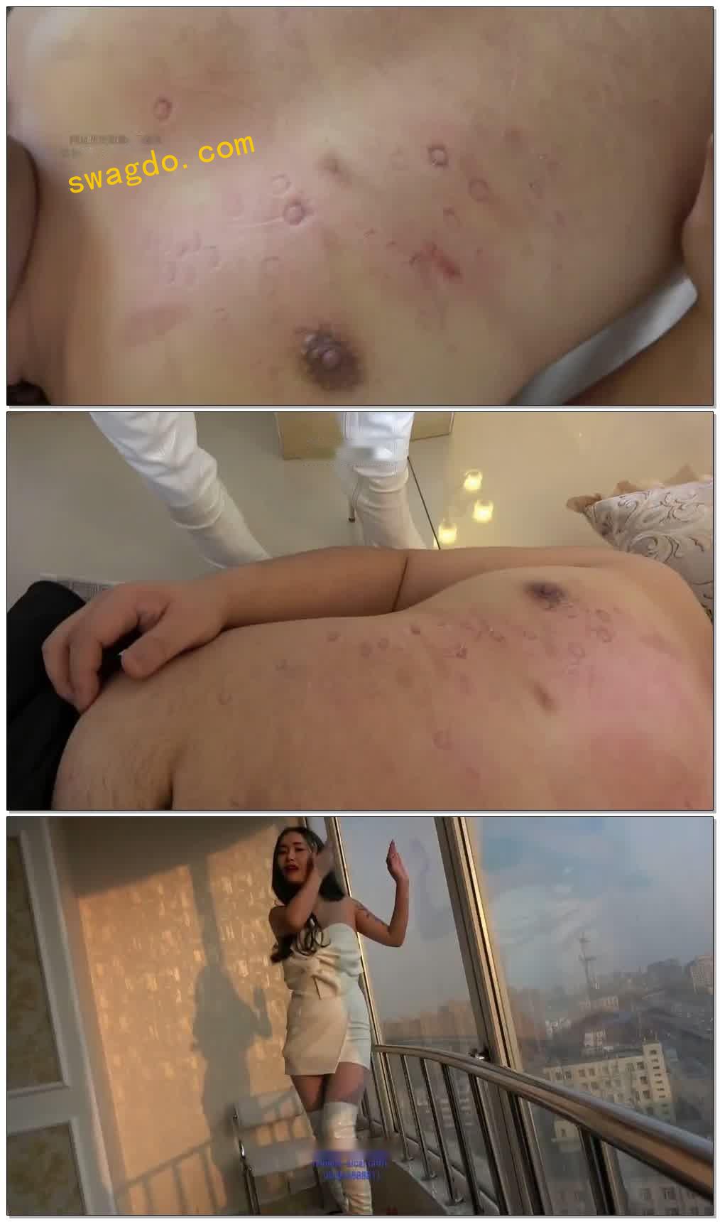 【冷柔】白靴暴力踩踏狗脸,狗脖,狗胸,狗肚,跳踩