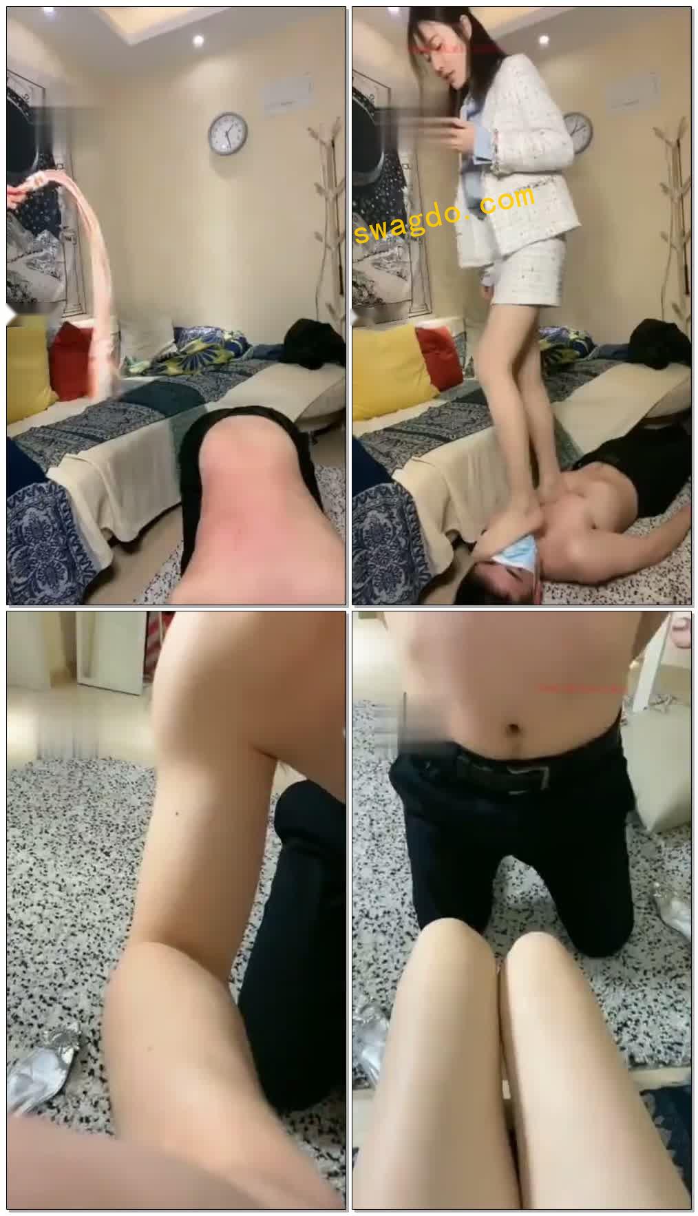 【S桑爷】鞭打踩踏羞辱家奴【80分钟】
