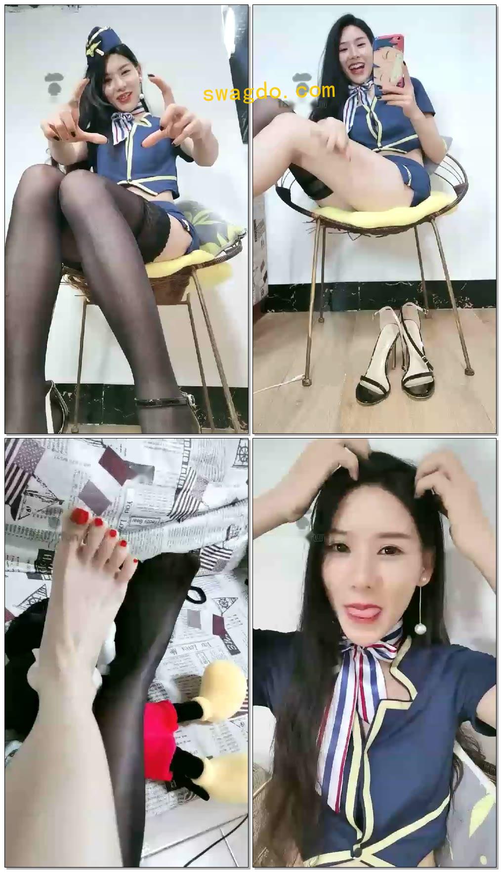 【芷睛】超长第一视角:空姐的脚更香【205分钟】