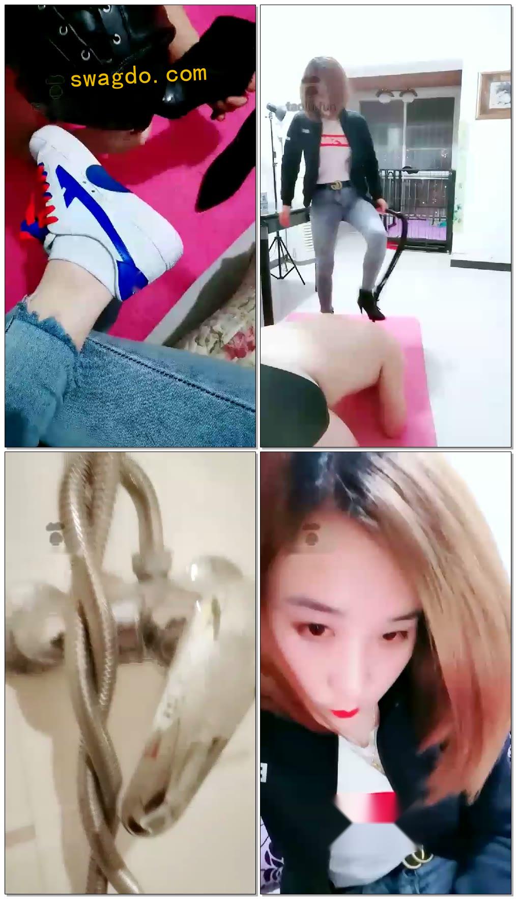 【西安丽妃s】TJ,聊天,今晚圈养这只狗,SP,舔脚,踩脸,虐乳【105分钟】