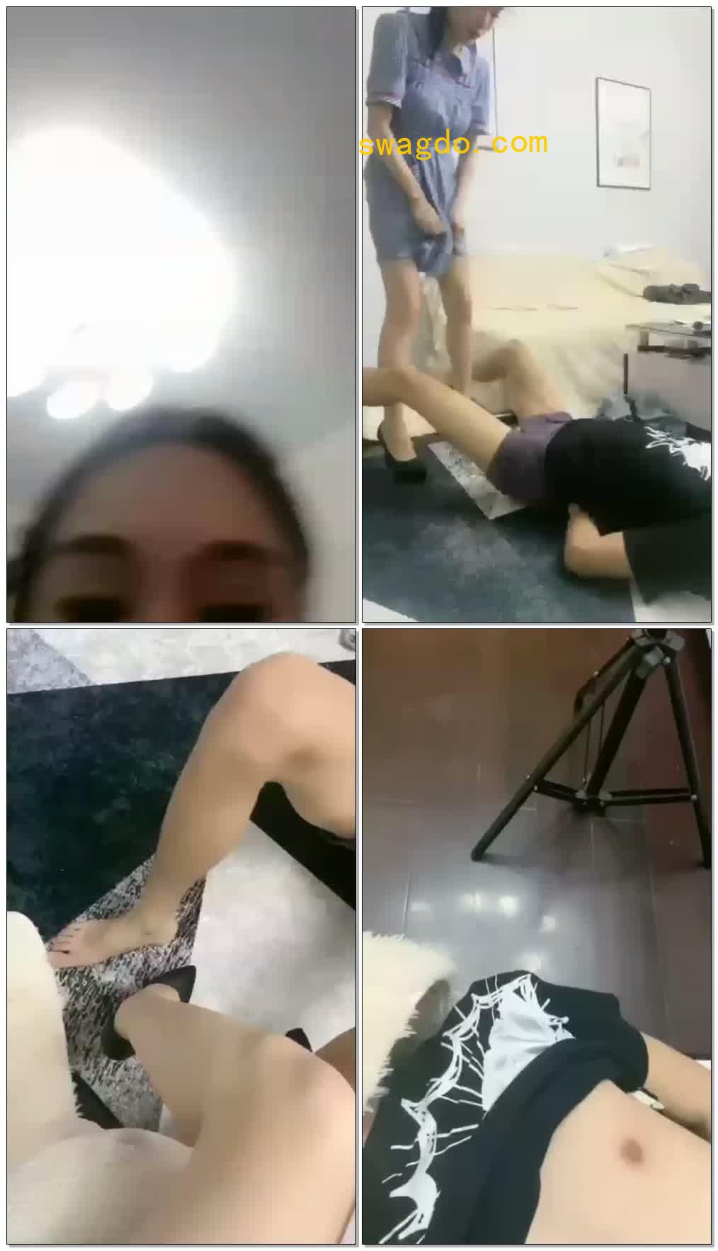 【伊茜S】捆着虐求饶也没用了，粗口羞辱，下手黑。各种爽【45分钟】【高清】