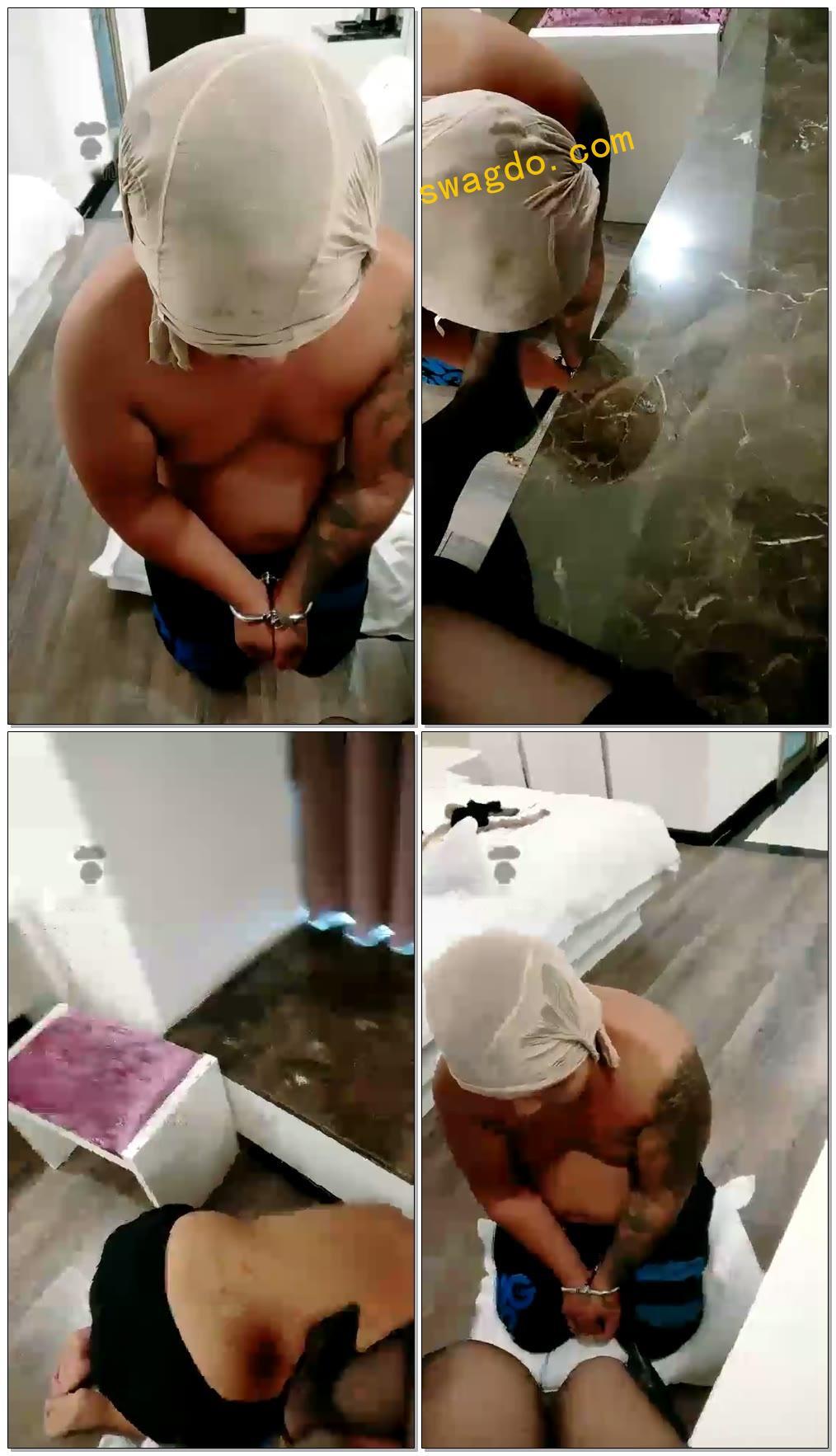【南妮Queen】开发新狗，滴蜡+踩踏+插嘴+鞭打+辱骂【45分钟】【标清】