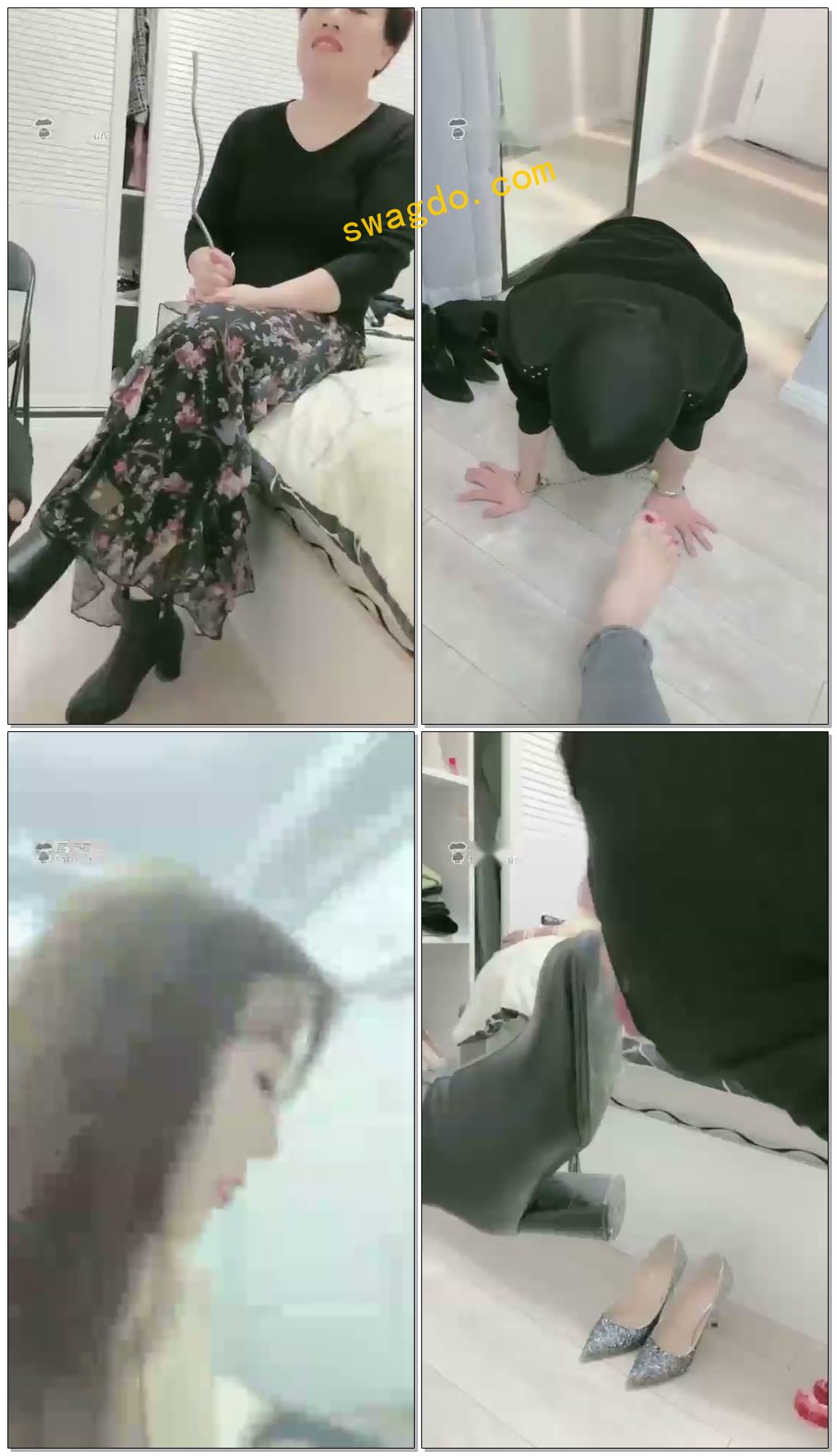 【鹿鹿大人】带妈妈入圈,母女初次双调贱奴,太强了【82分钟】【标清】