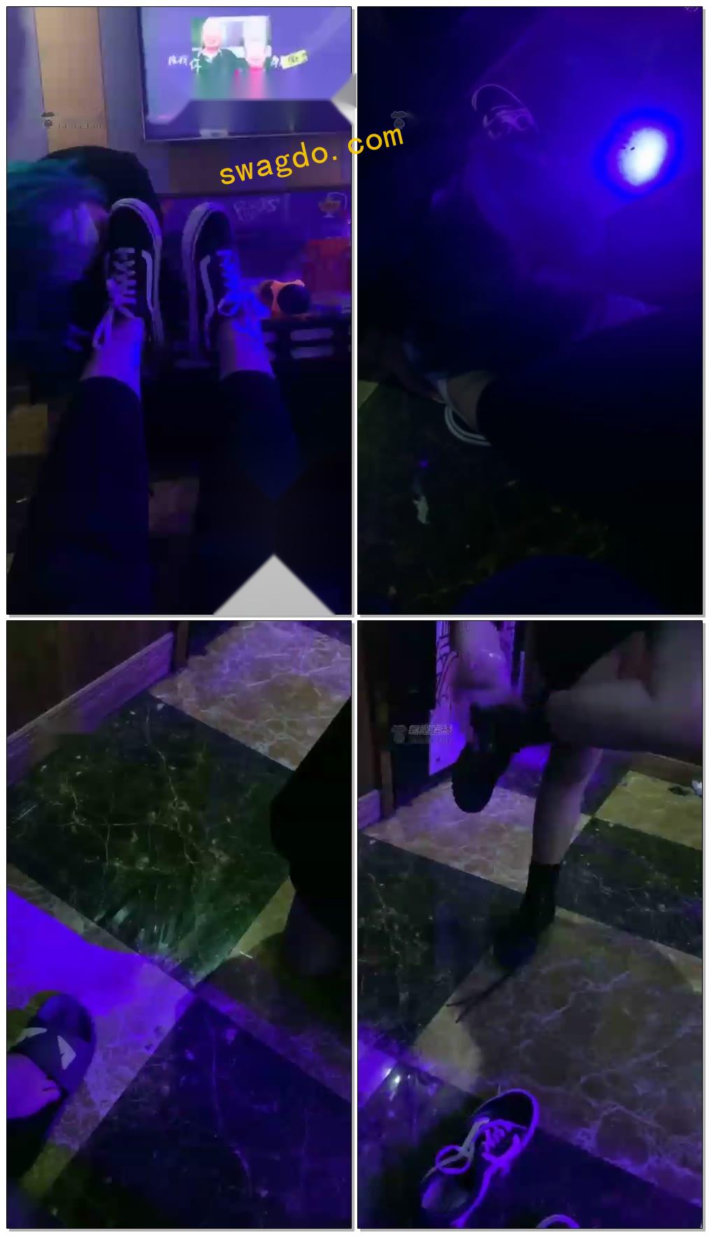 【女M安蔓】两个萝莉素人歌厅玩我【续】【38分钟】【标清】