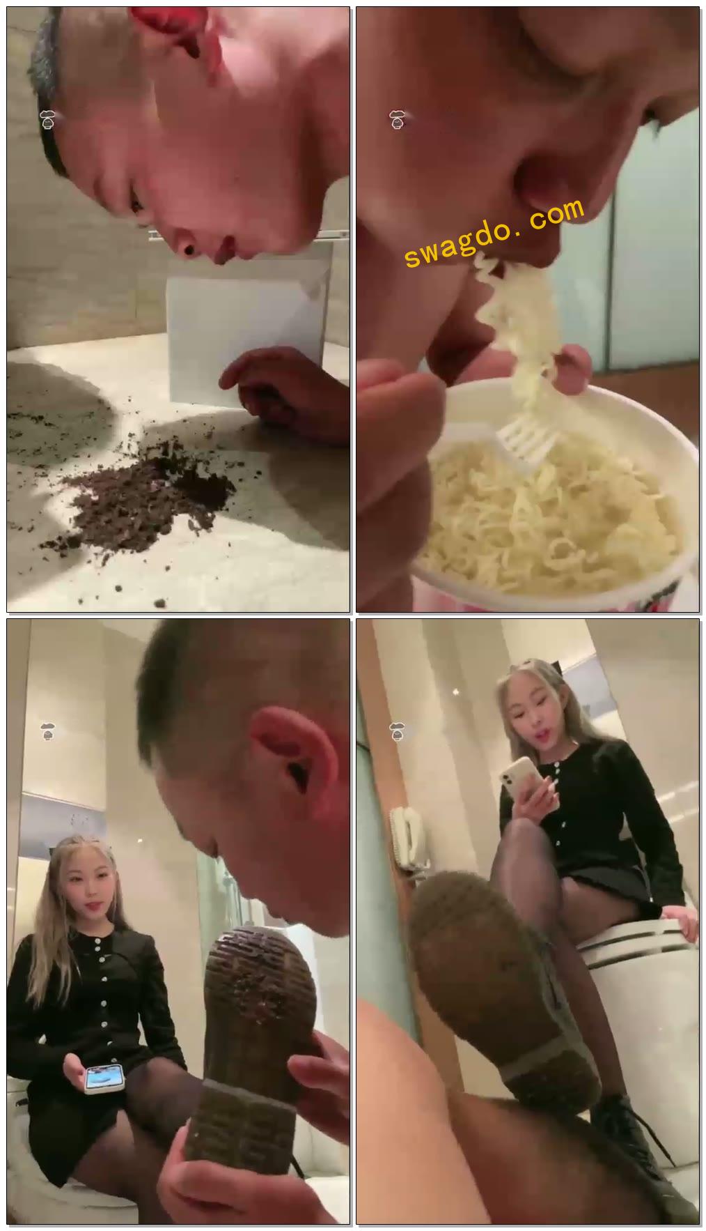 【菜小心S】厕纸喂食混合圣水泡面,踩踏喂食,黄金厕纸,羞辱接吻【42分钟】【高清】 【菜小心S】厕纸喂食混合圣水泡面,踩踏喂食,黄金厕纸,羞辱接吻【42分钟】【高清】