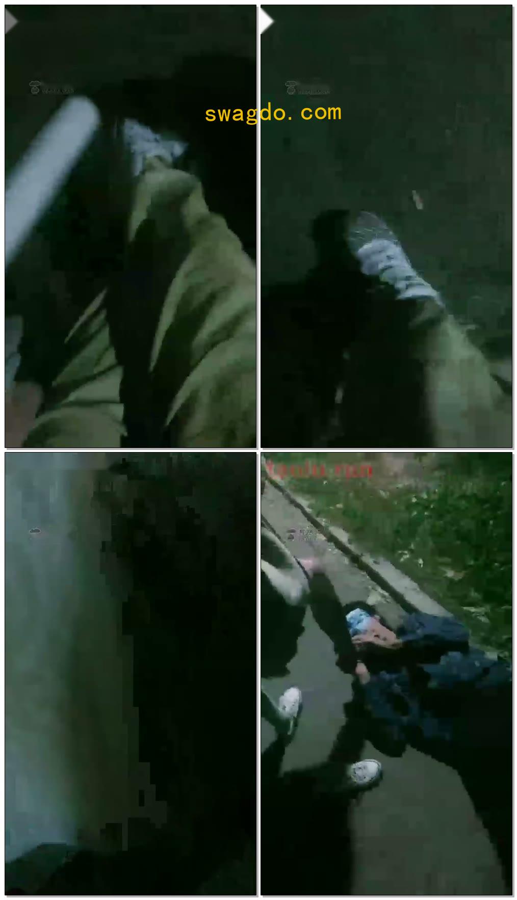 【安蔓(夫妻可m)】在公园抓个路人跟糖糖一起暴打【34分钟】【高清】