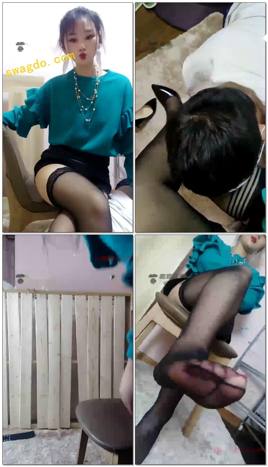 【涵涵S】女神黑丝玩狗脚喂食，幸福的狗子【90分钟】【标清】