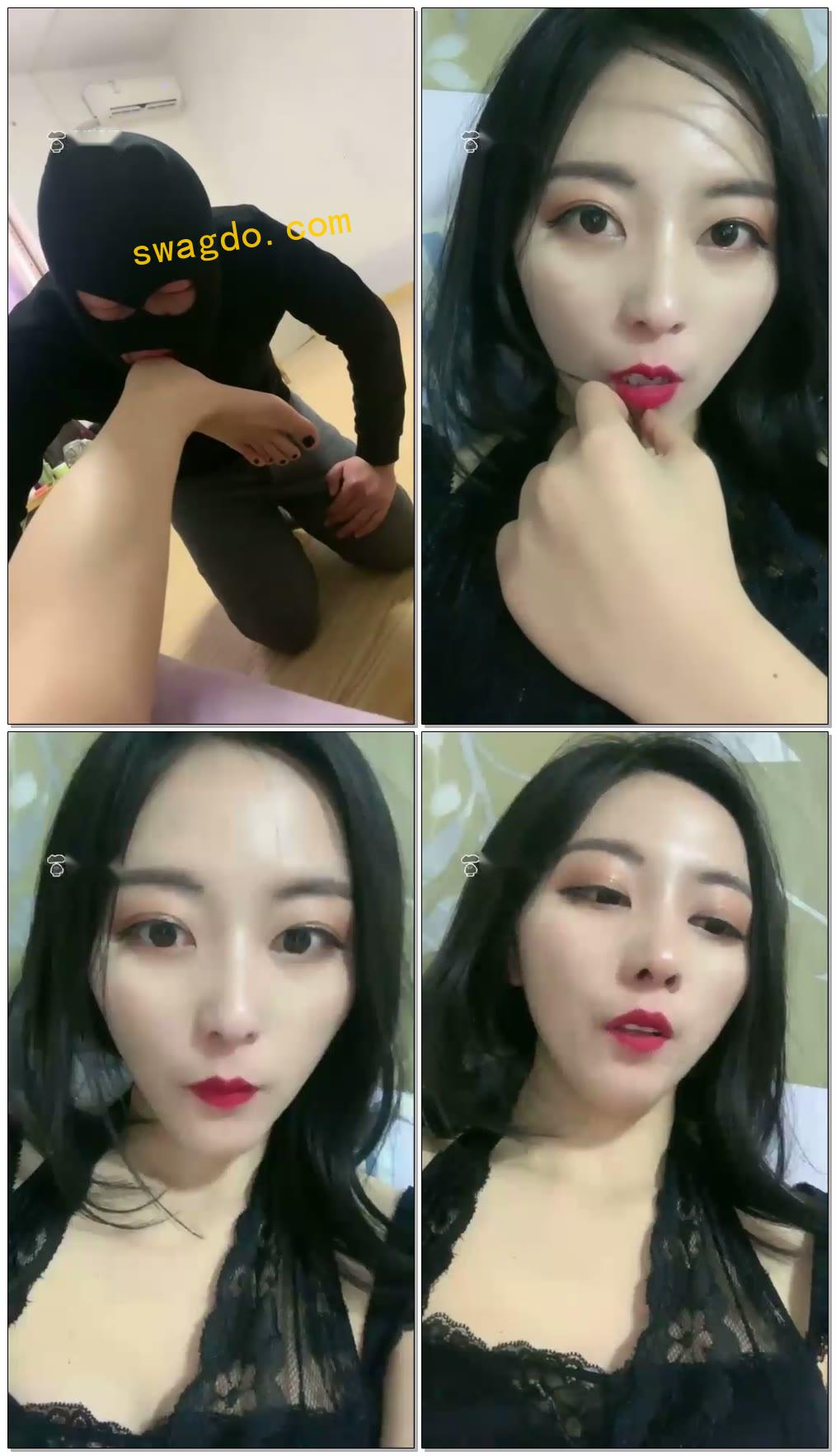 【lisaQueen】玩玩贱狗，口水裸足【60分钟】【标清】