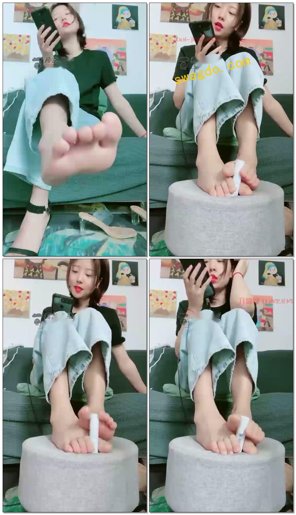 【美离子S】第一视角凉高裸足炸【25分钟】【标清】