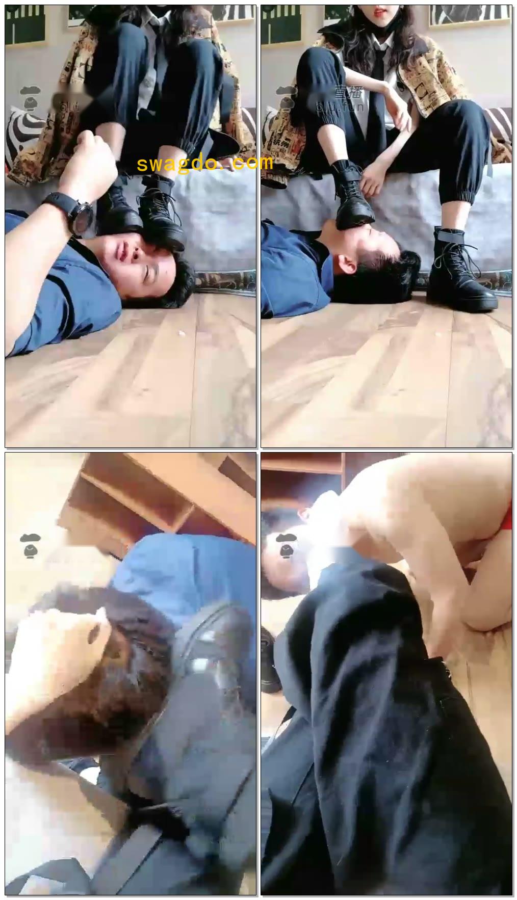 【青岁岁殿下】直播调狗制服马丁靴重度踩踏,学妹的校园暴力【23分钟】 【青岁岁殿下】直播调狗制服马丁靴重度踩踏,学妹的校园暴力【23分钟】