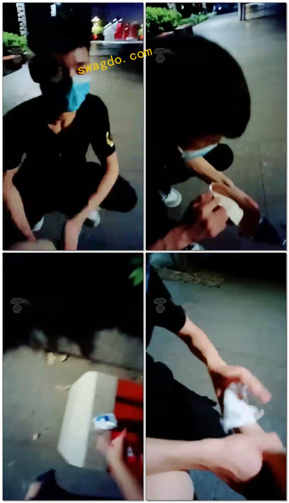 【女皇余香】野外脚喂食，吃口水，丝足挑逗【80分钟】