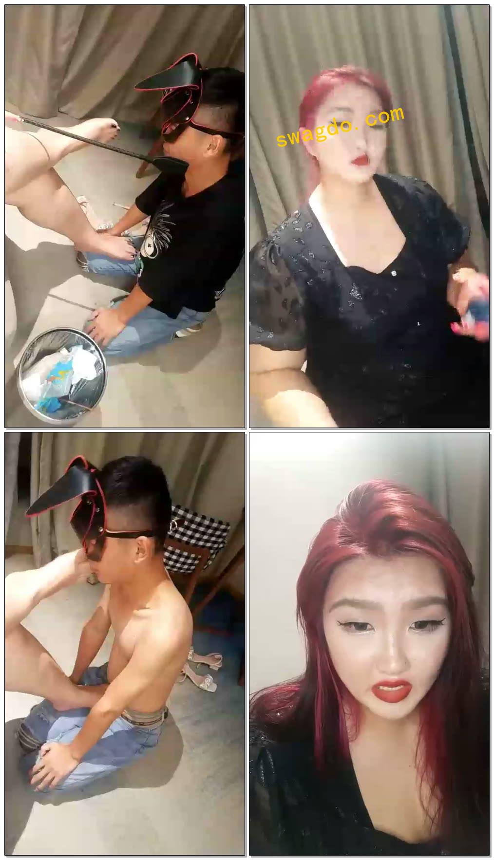 【宝珠姐姐s】恋足耳光踢裆踢JJ【46分钟】