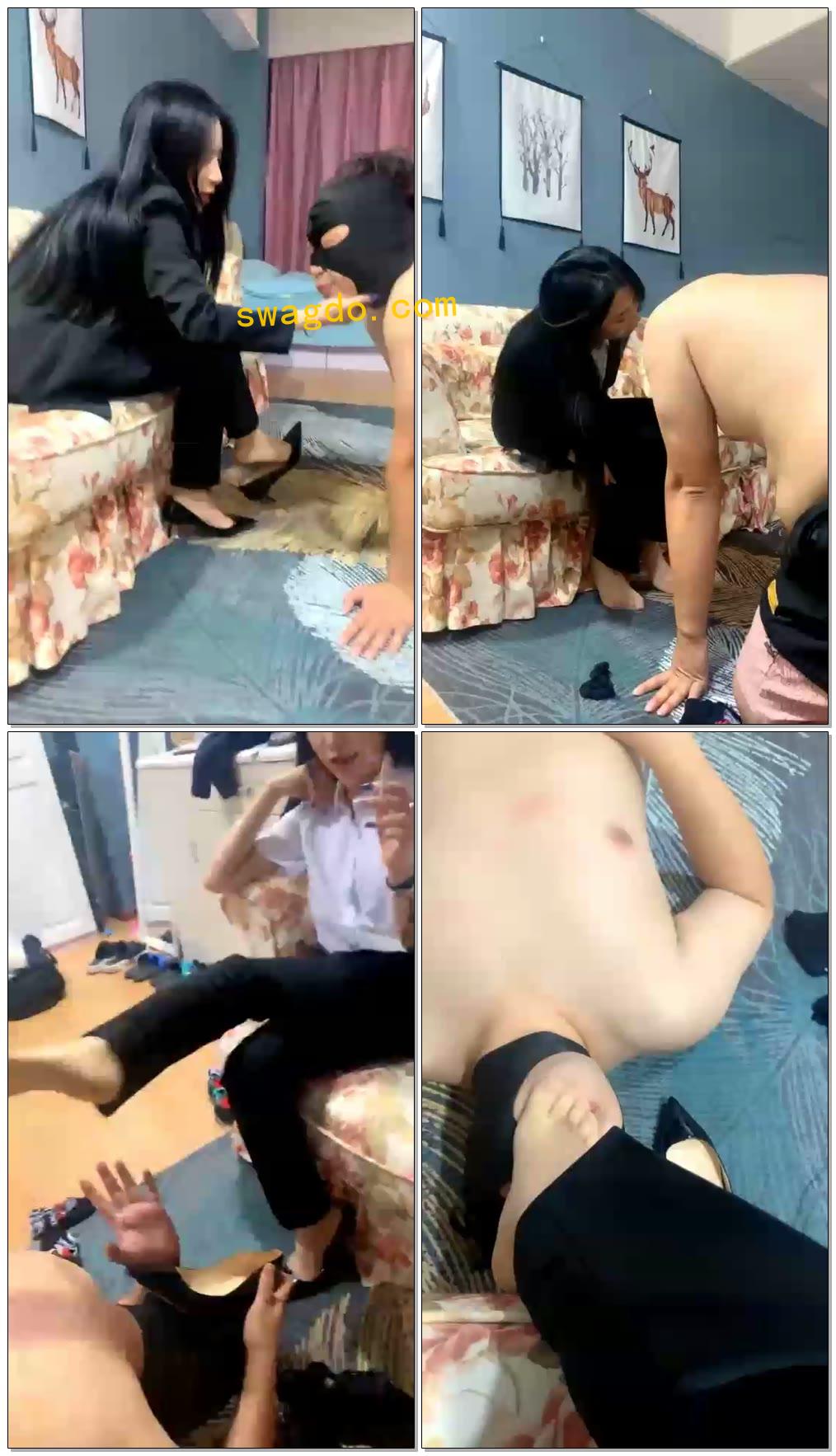 【晨晨】首播调教贱狗【56分钟】