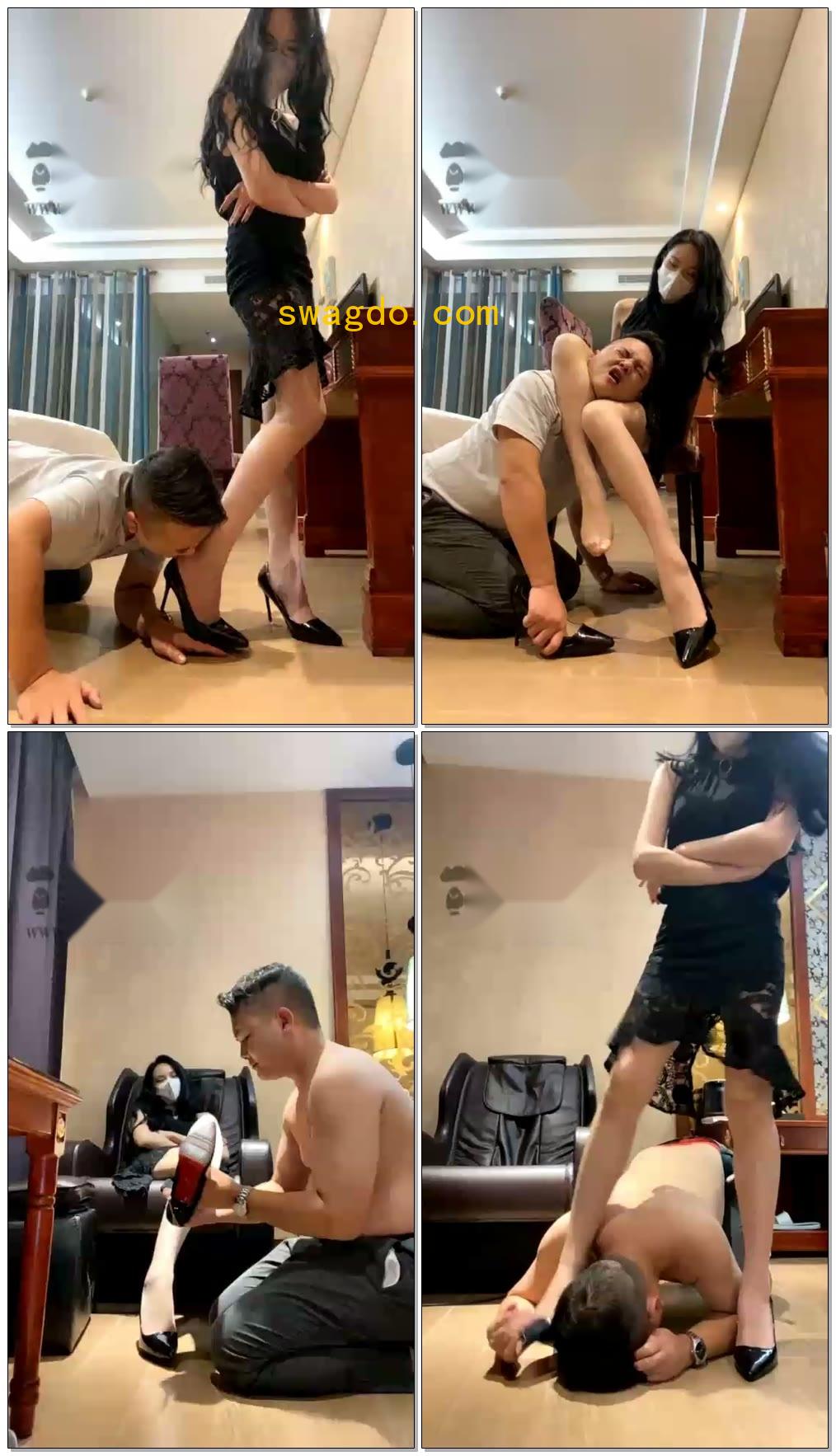 【弯弯小阿姨呀s】调教女上司训斥下属,羞辱钻跨【50分钟】