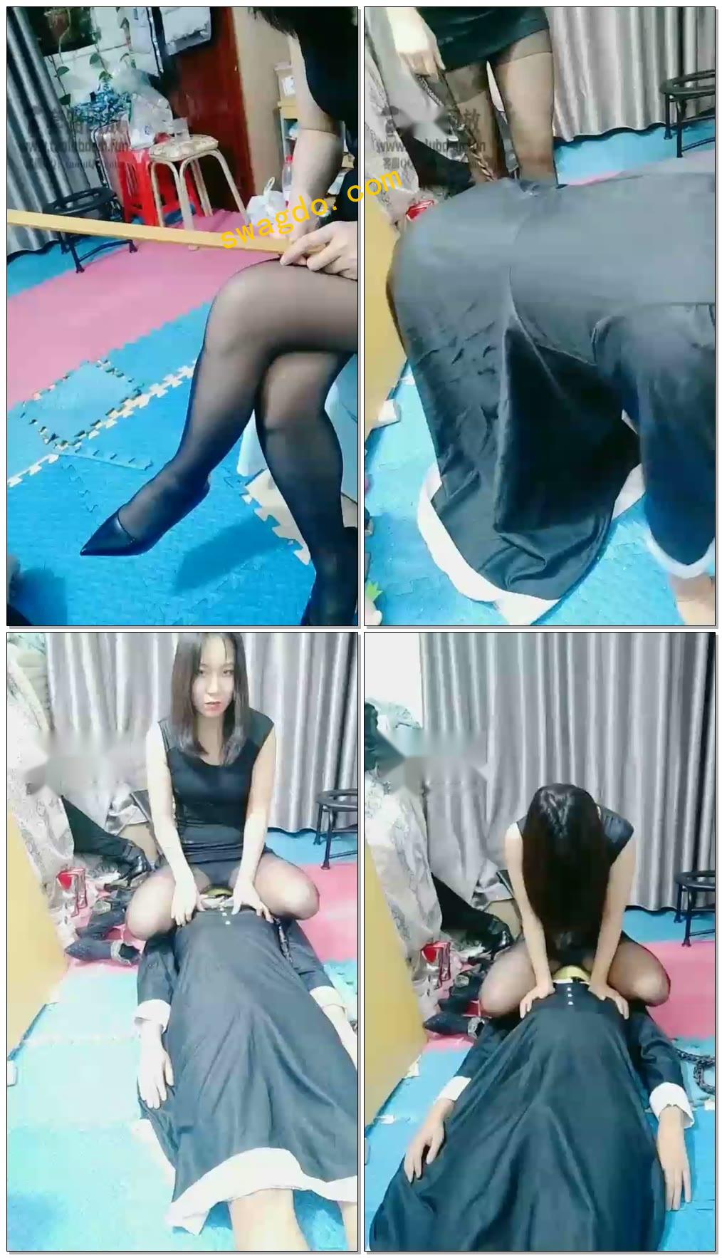 【麒鳞女皇】主人狂虐贱狗【74分钟】