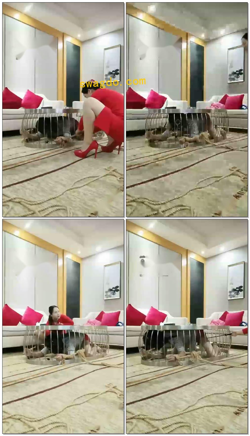 【女绳小花】酒店茶几当道具【14分钟】