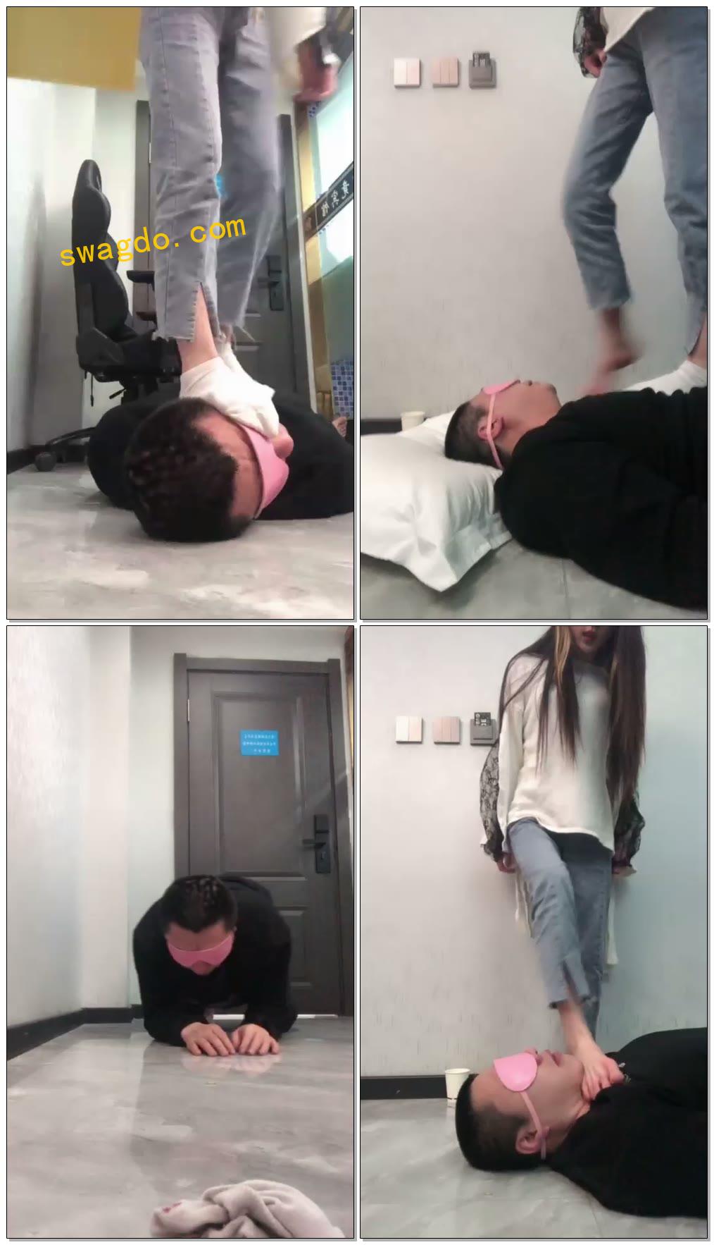 【与精神小妹的那些事】精神小妹文文深夜调残畜【46分钟】
