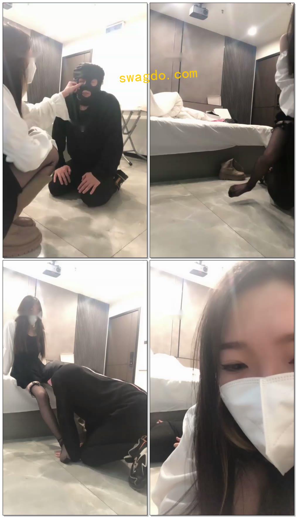 【77s的小公狗】77妈妈踢档耳光（粉丝互动）【50分钟】