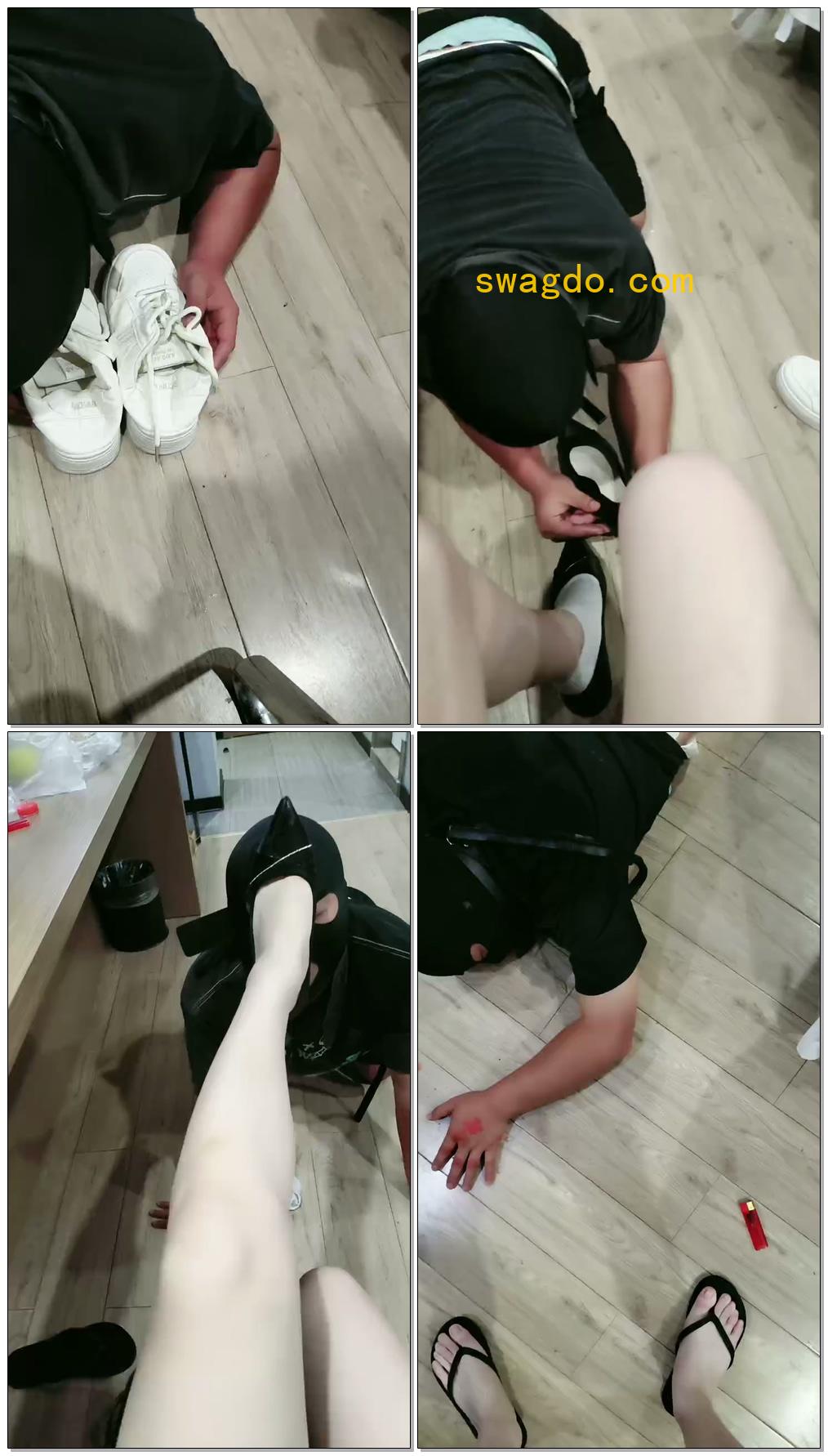 【武汉丝丝女王】鞋垫面包滴蜡虐畜【66分钟】