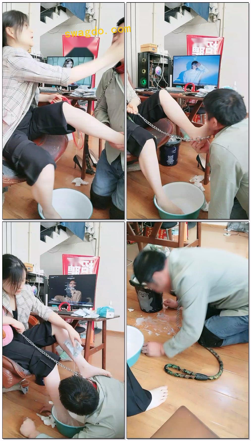 【疼痛挨打狗】给高白领女主洗脚(一)【74分钟】 【疼痛挨打狗】给高白领女主洗脚(一)【74分钟】
