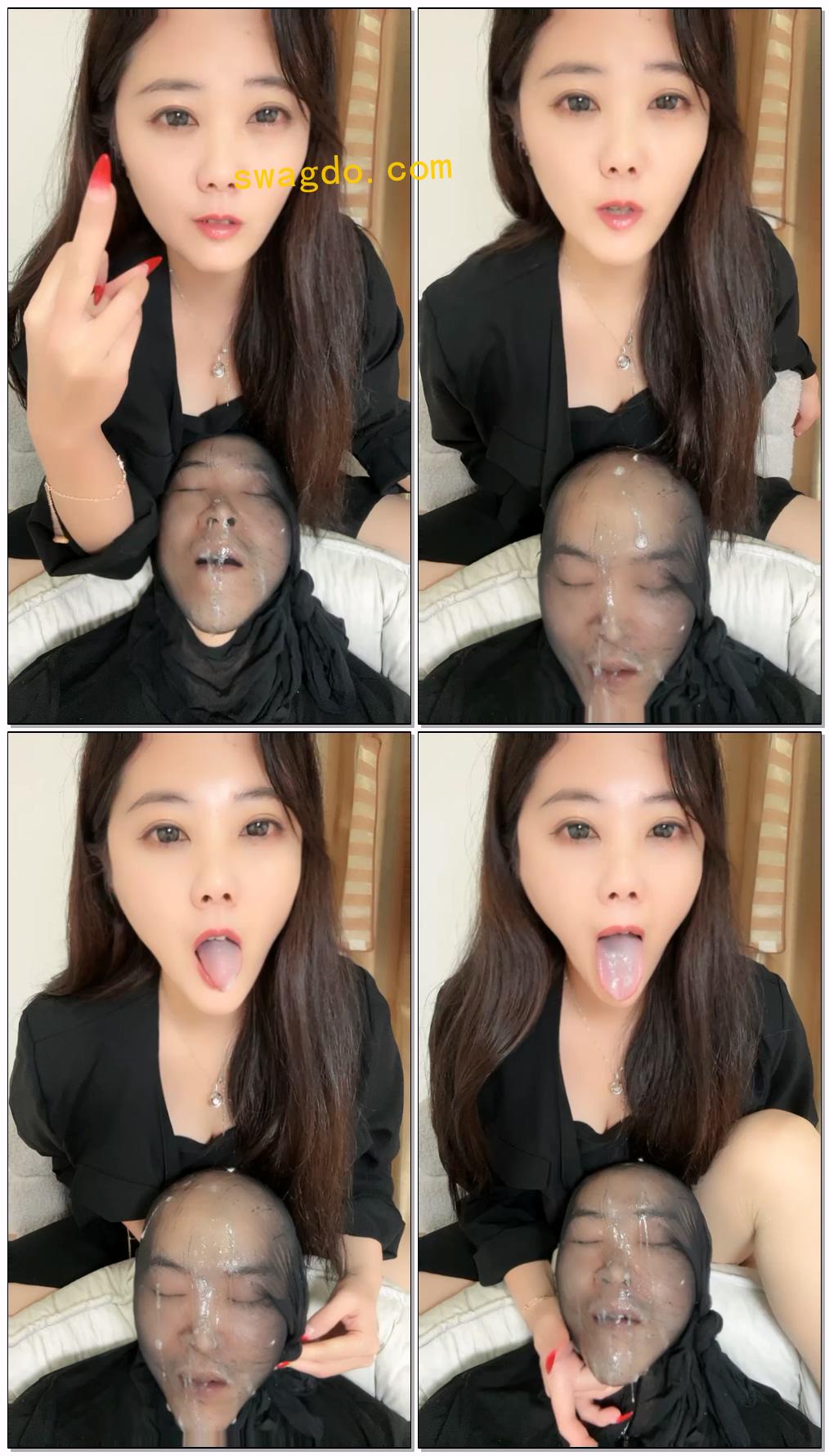 【然然而S】真狗口水口痰喷脸【11分钟】