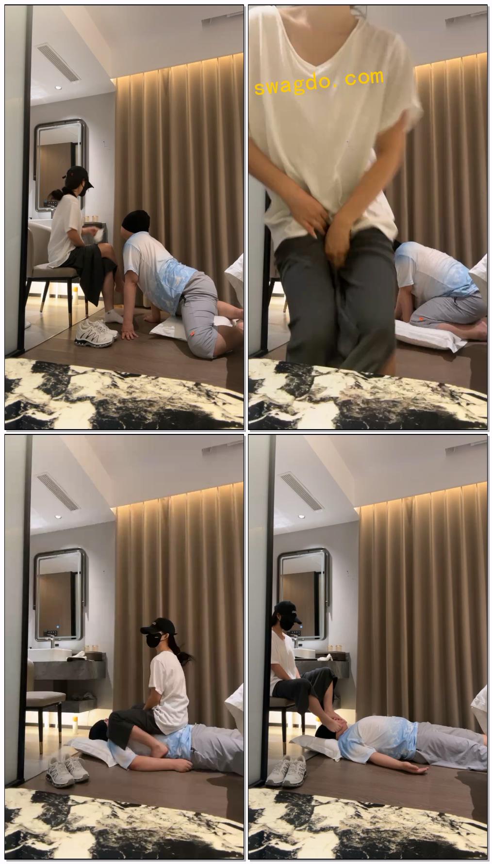 【熙s】爬进来调教恋足狗奴跺踏踢档【37分钟】